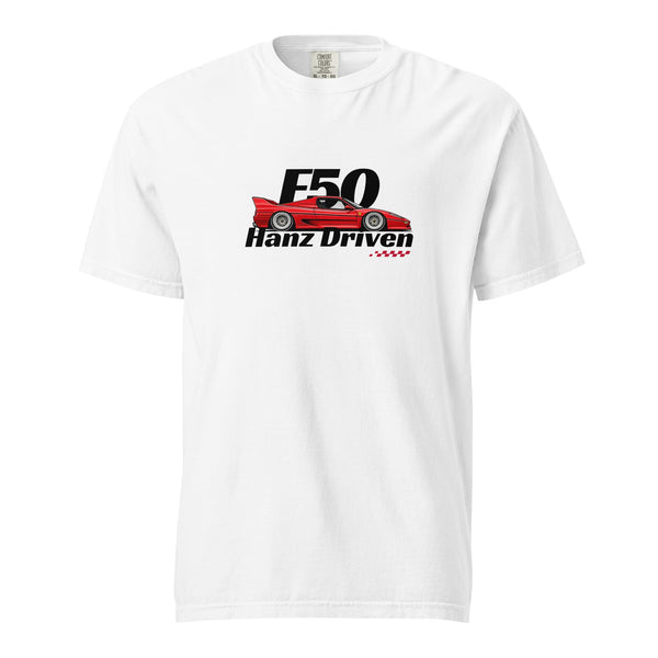 Ferrari F50 Heavyweight T-shirt Hanz Driven