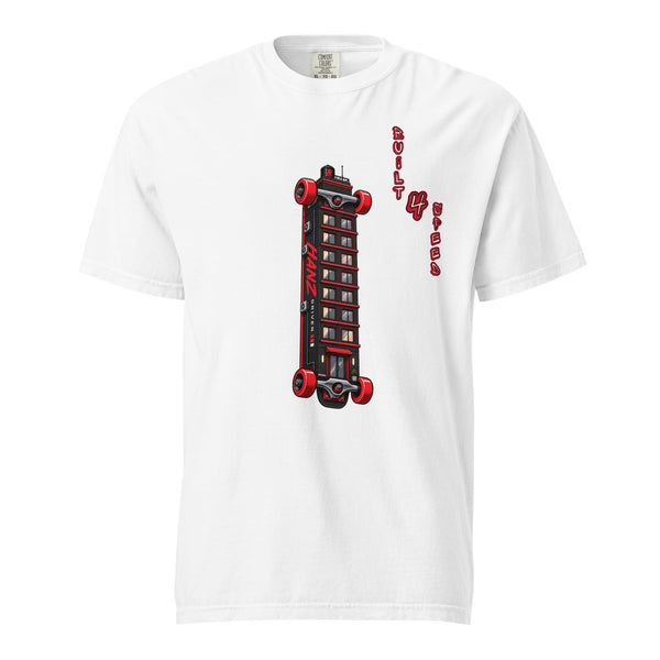 Built 4 Speed Heavyweight t-shirt hanz driven skateboard building