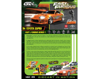 Toyota Supra Fast & Furious RC 1/64 | Hanz Driven GLM-613052