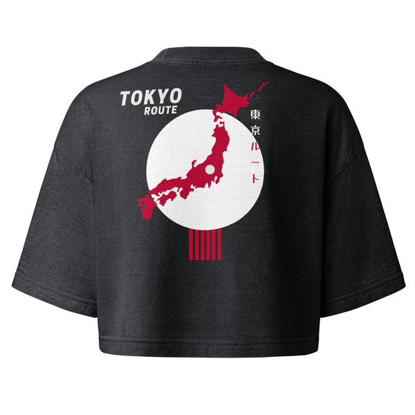 Tokyo Route Cropped Tee